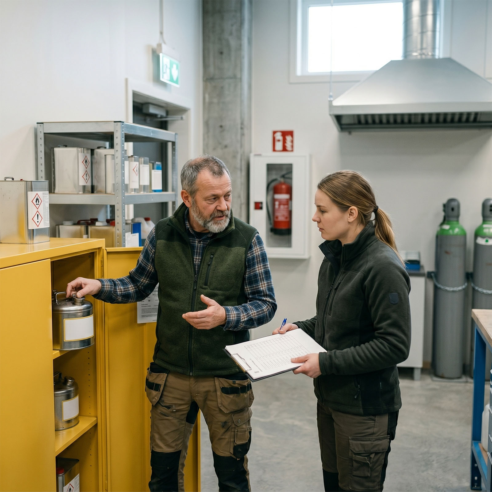 föreståndare brandfarliga  varor